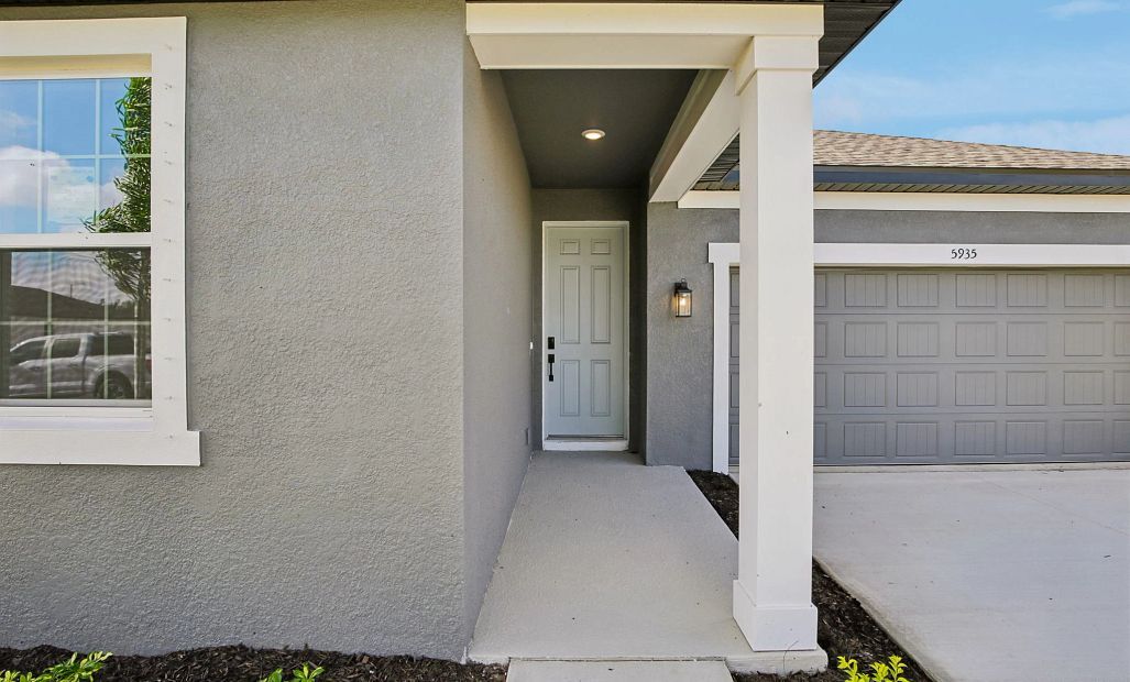 Covered front porch