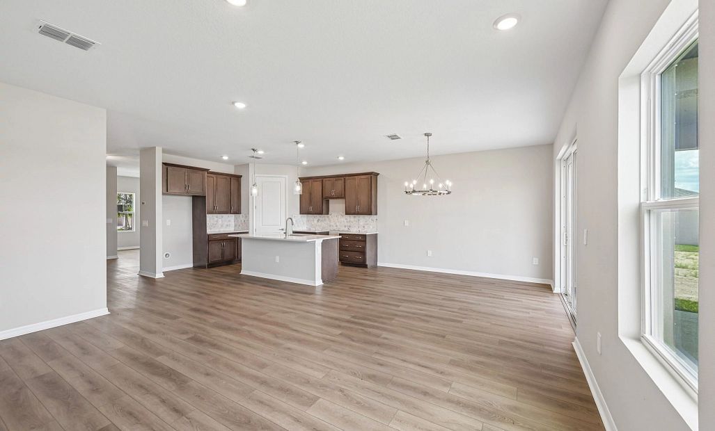 This space is so open and bright thanks to the windows and doors