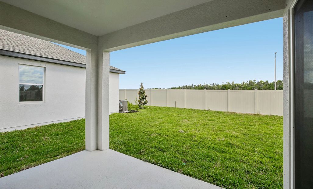Covered back lanai