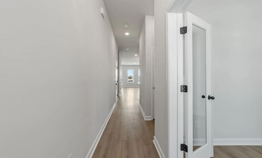 Sample Hallway photo. Actual structural options and design finishes of home may vary.