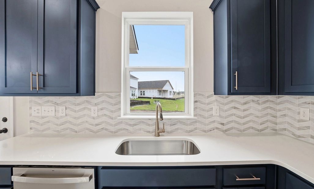 Sample Kitchen Detail photo. Actual structural options and design finishes of home may vary.