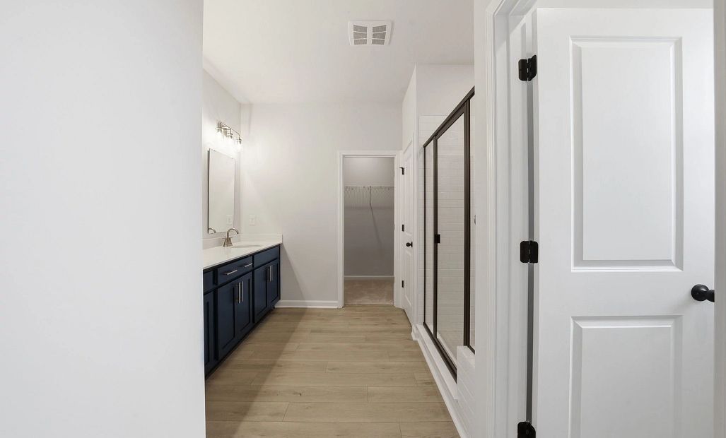 Sample Primary Bath photo. Actual structural options and design finishes of home may vary.