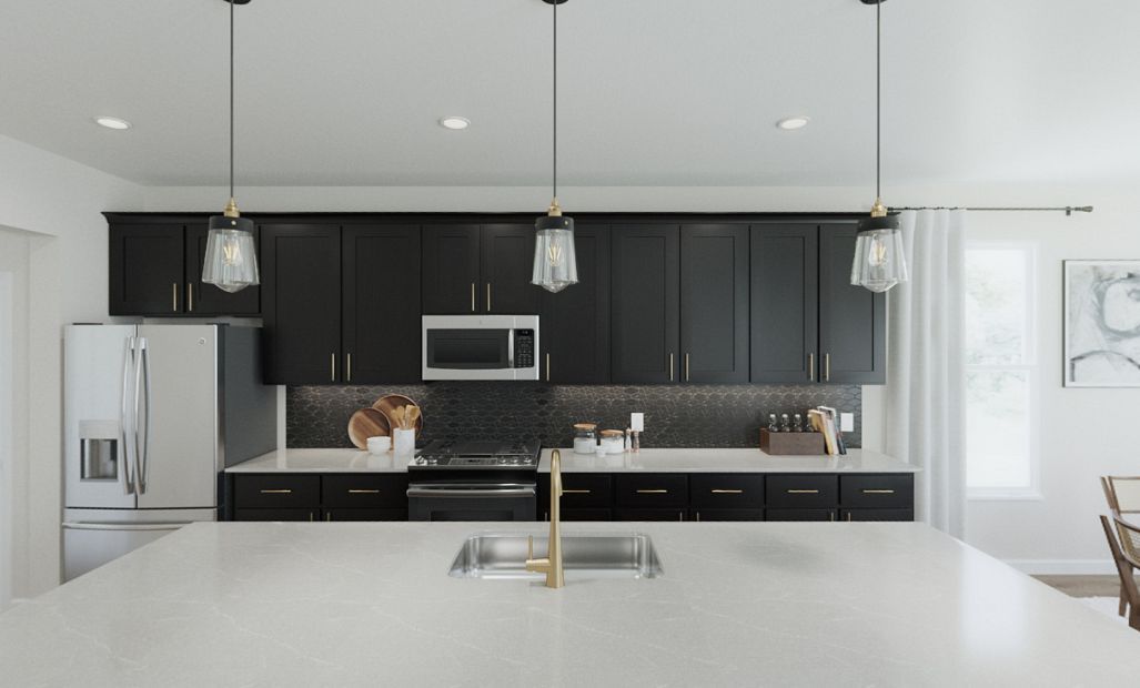 AW Collection® Noir - For color representation only. Options and layout will vary by community and