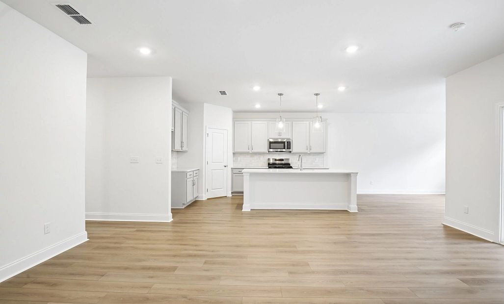 Family Room & Kitchen