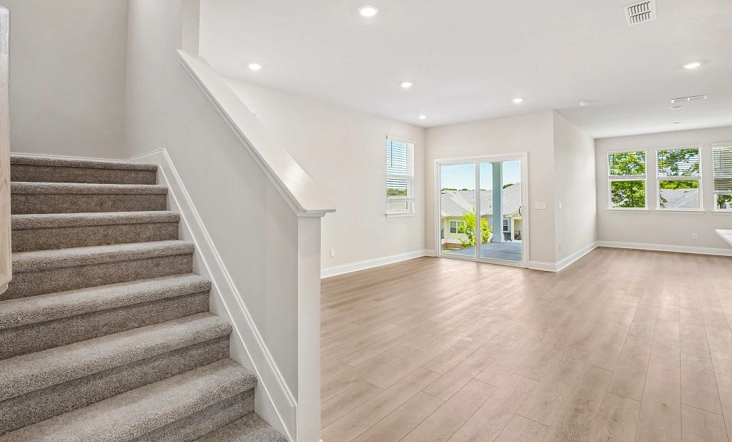 Carpeted Stairs