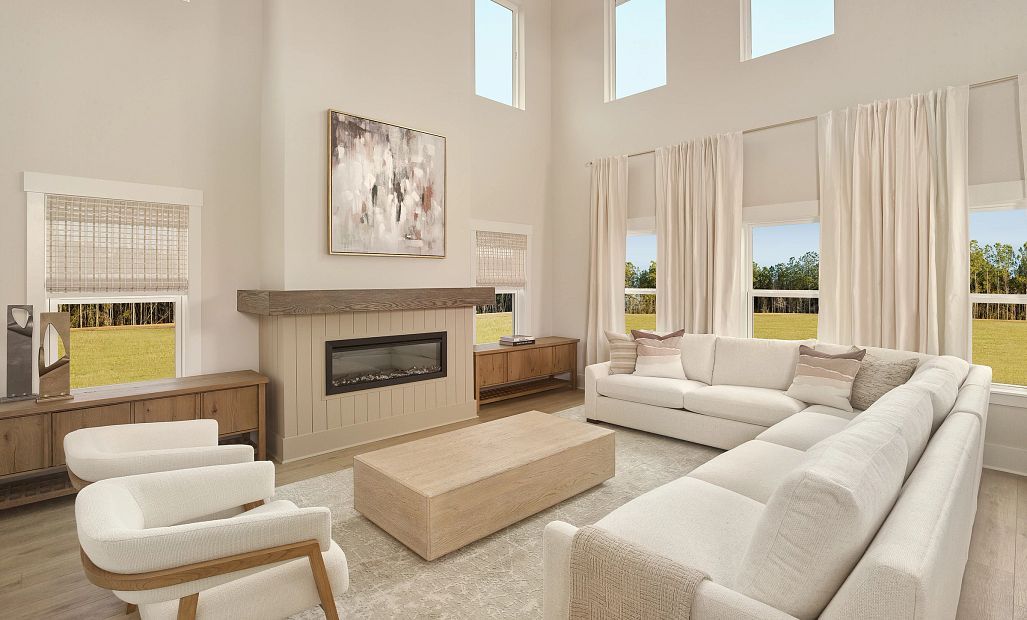 Jefferson Model Home at Tea Farm showcasing our Serene Collection