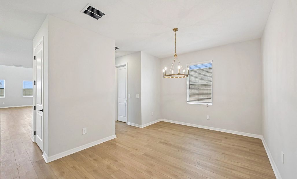Dining room space is located off the front foyer