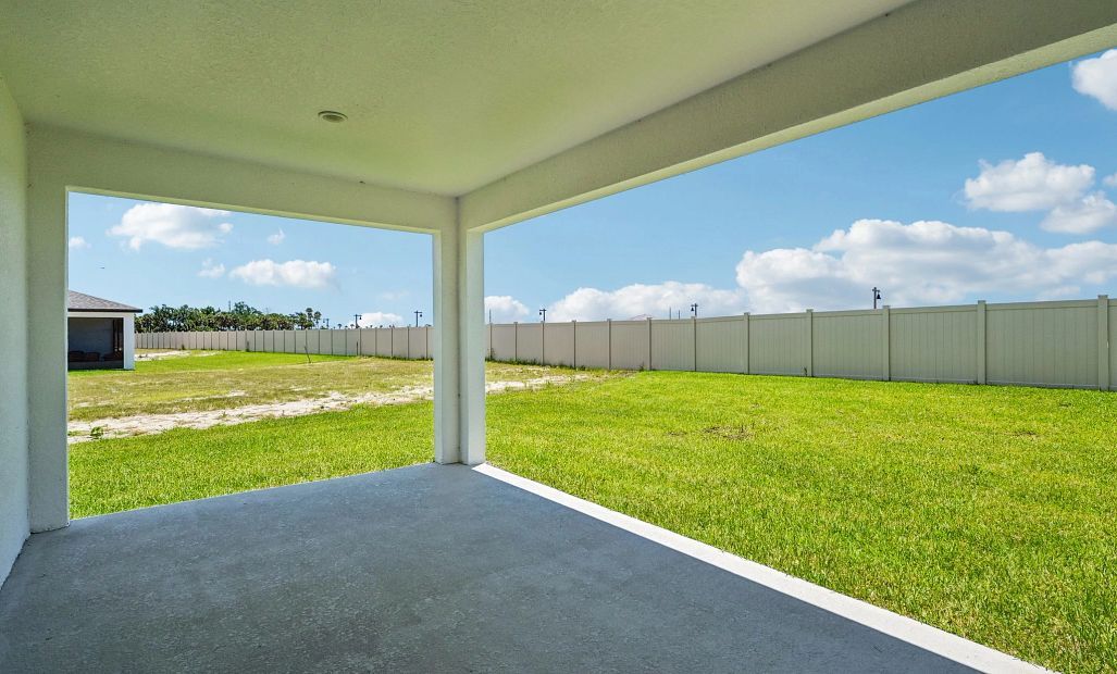 This home has a large covered lanai