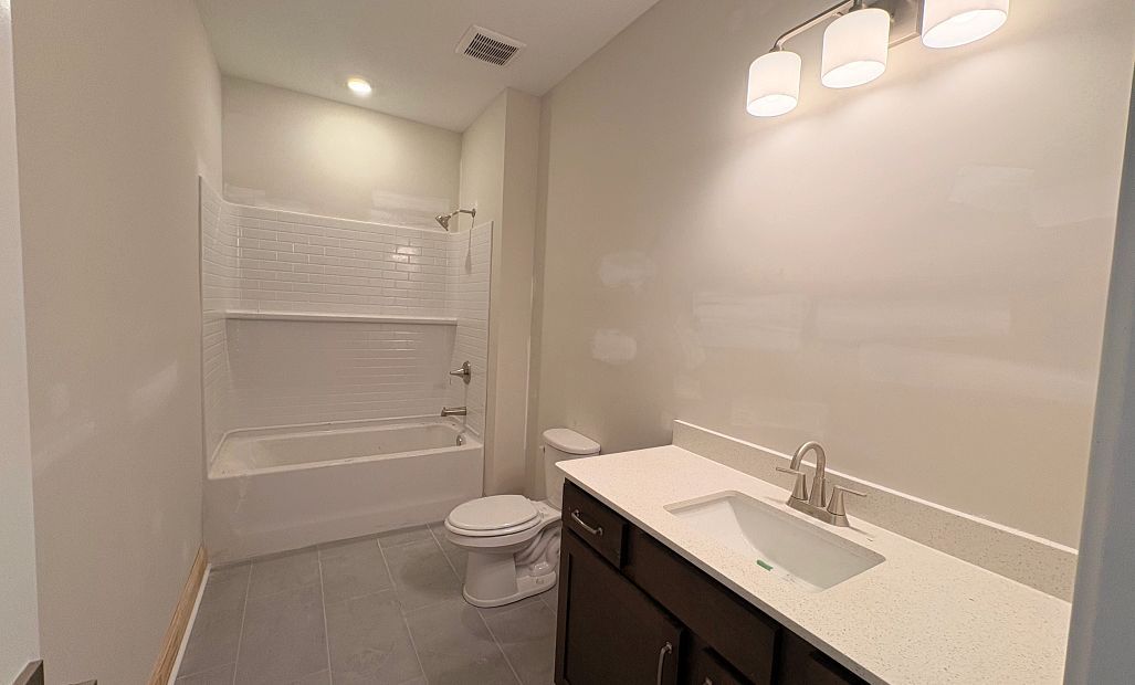 Bathroom 3 featuring aspects of AW Collection® Roosevelt located between the bonus room and bedroom