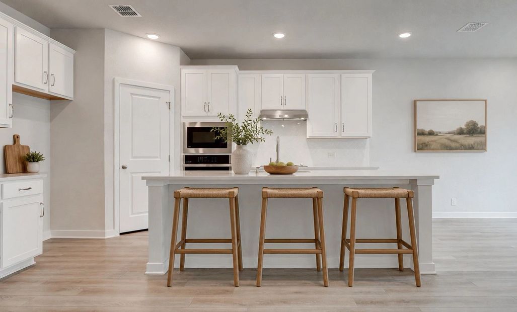 Kitchen - virtually staged