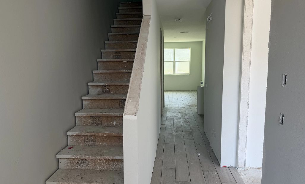 Foyer into the home - under construction