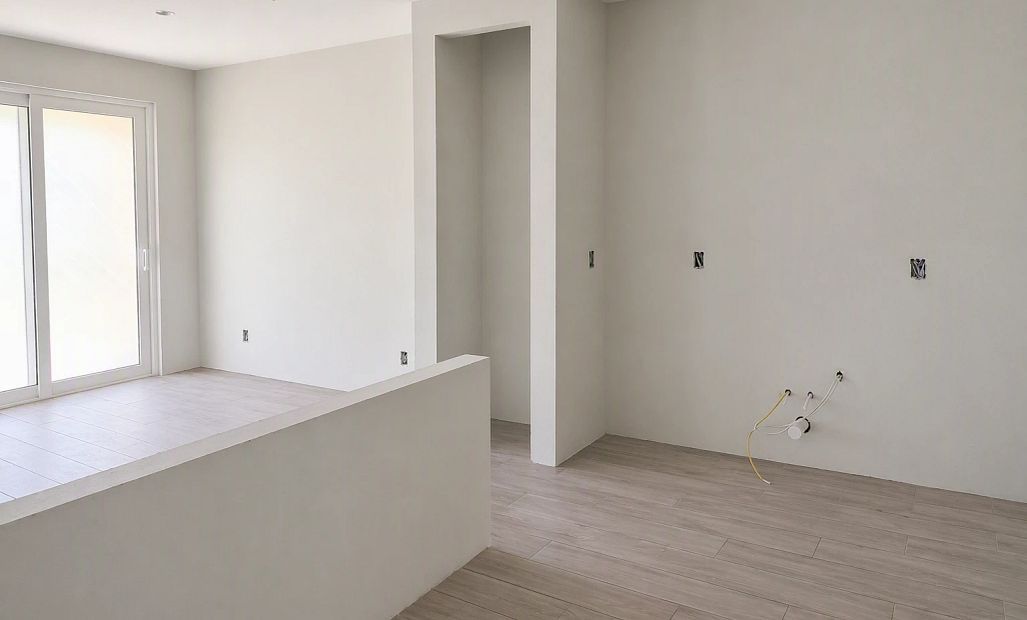 Kitchen which will feature AW Collection® Minimalist - under construction