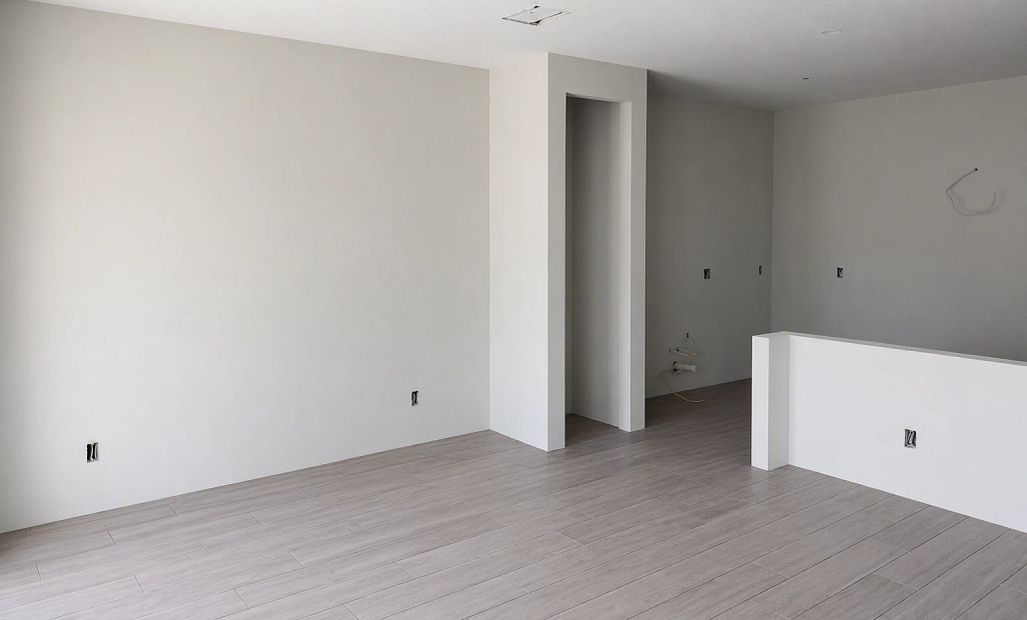 Dining space and kitchen - under construction