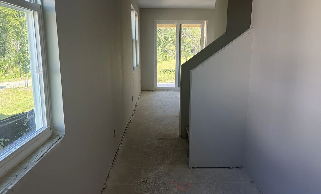 Foyer into the home - under construction