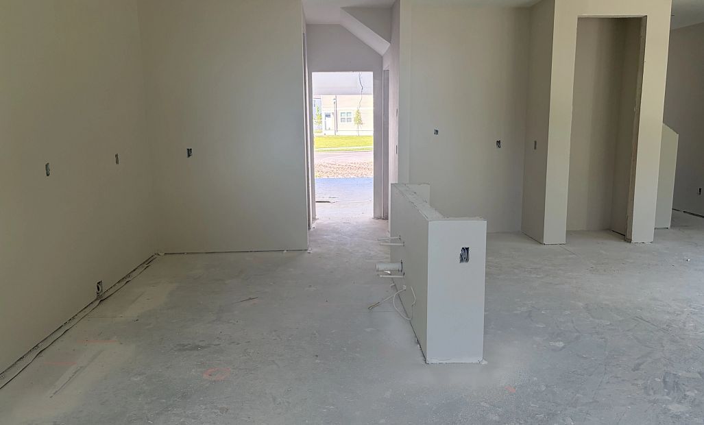 Spacious kitchen which will feature AW Collection® Harmony - under construction