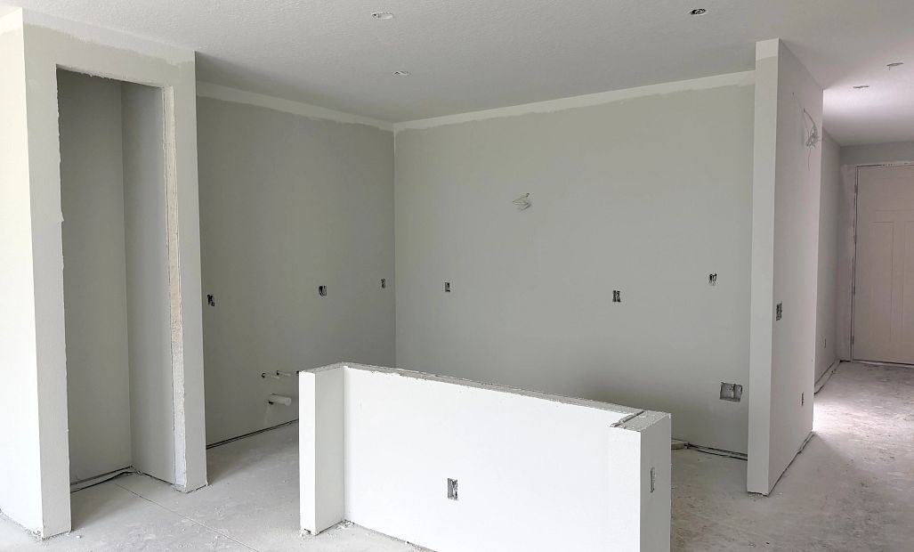 Spacious kitchen with large island will feature AW Collection® Sapphire - under construction