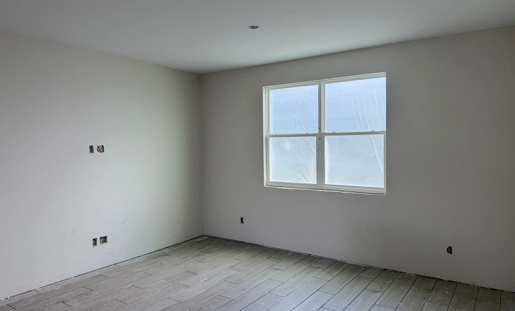 Family room space located off the kitchen - under construction