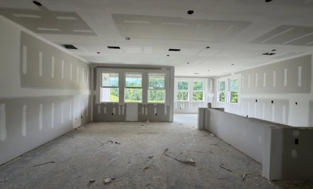Family Room Construction Progress