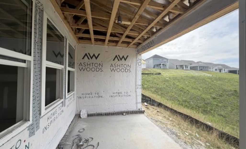 Covered Patio Construction Progress