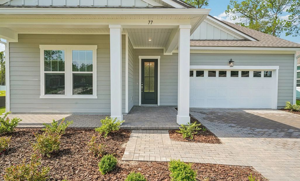 Covered front porch
