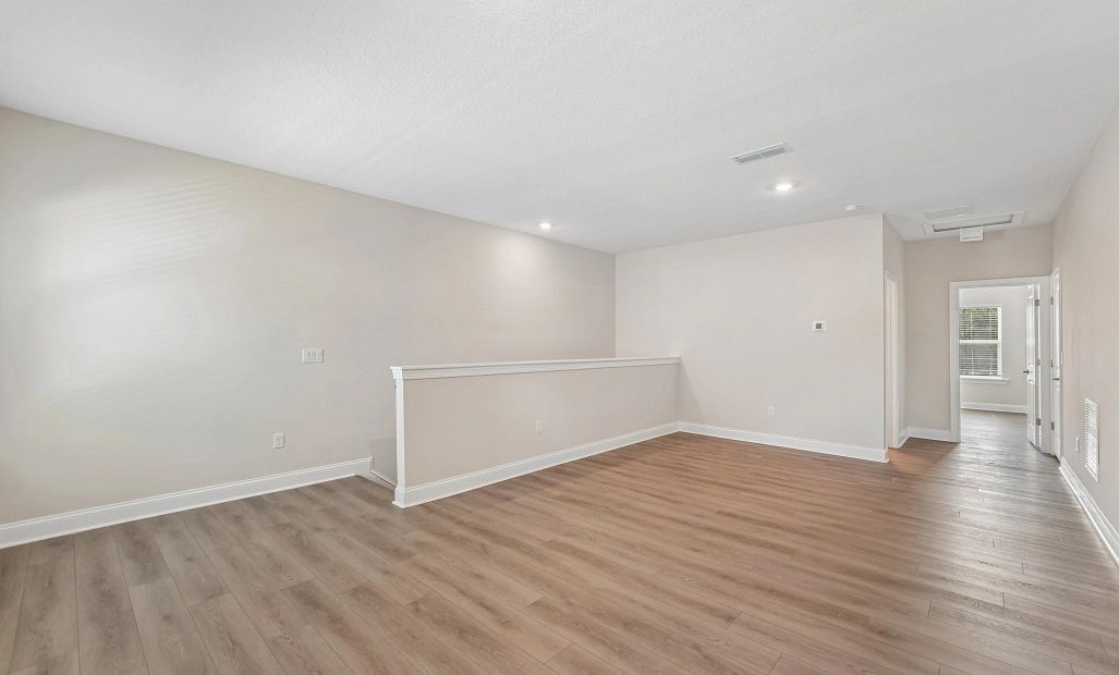 Large loft located at the top of the stairs