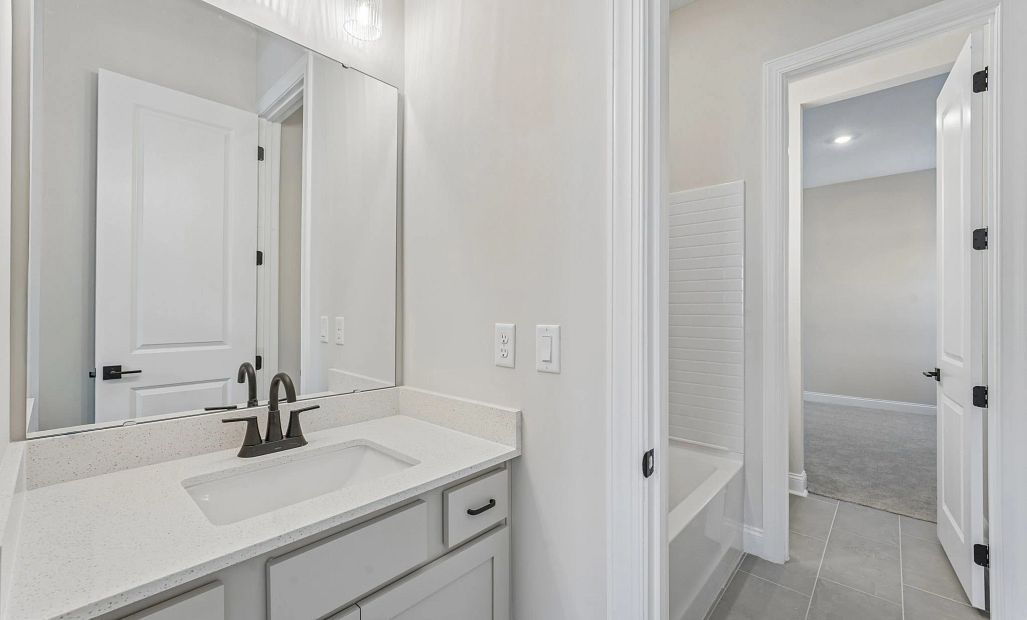 Vanity for bedroom 4 which connects to bedroom 3