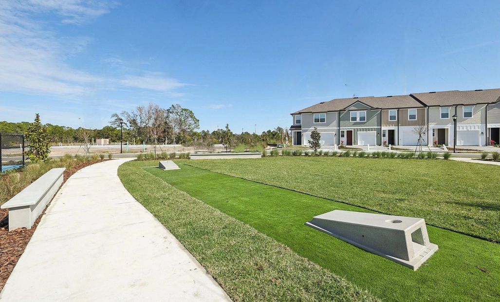 Cornhole and Green Space