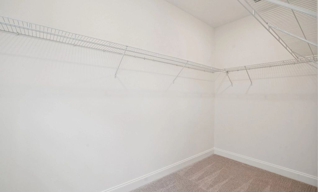 Primary Walk-in Closet | For representation purposes only. Options and layout may vary by community