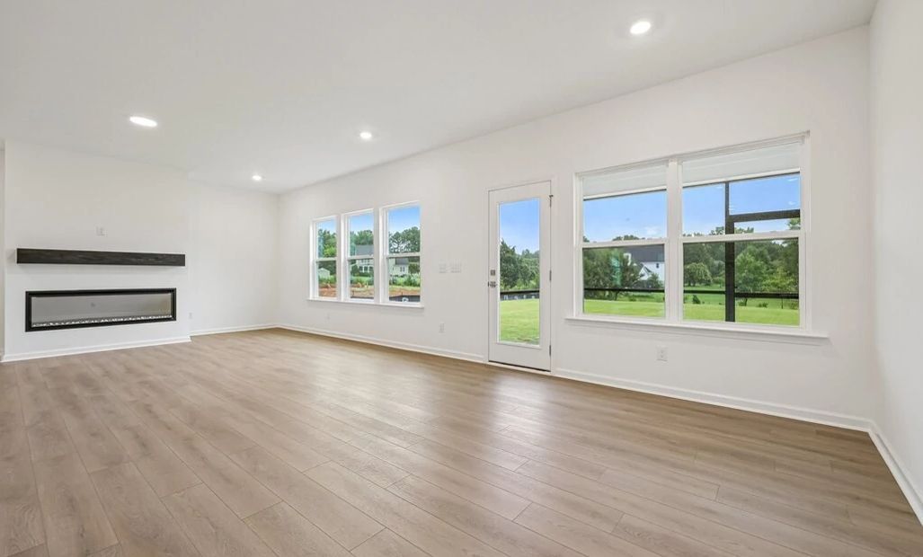Family Room featuring the AW Collection® Milan - Open, artful, and designed for modern living.