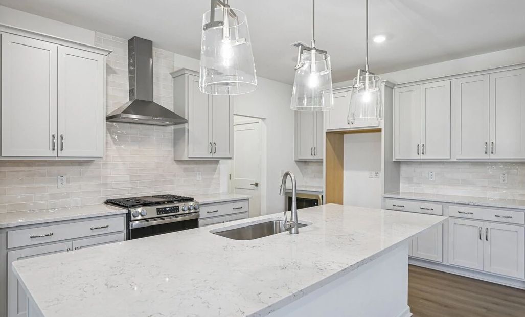 Kitchen featuring the AW Collection® Milan - Chic gray finishes and smooth surfaces shine.