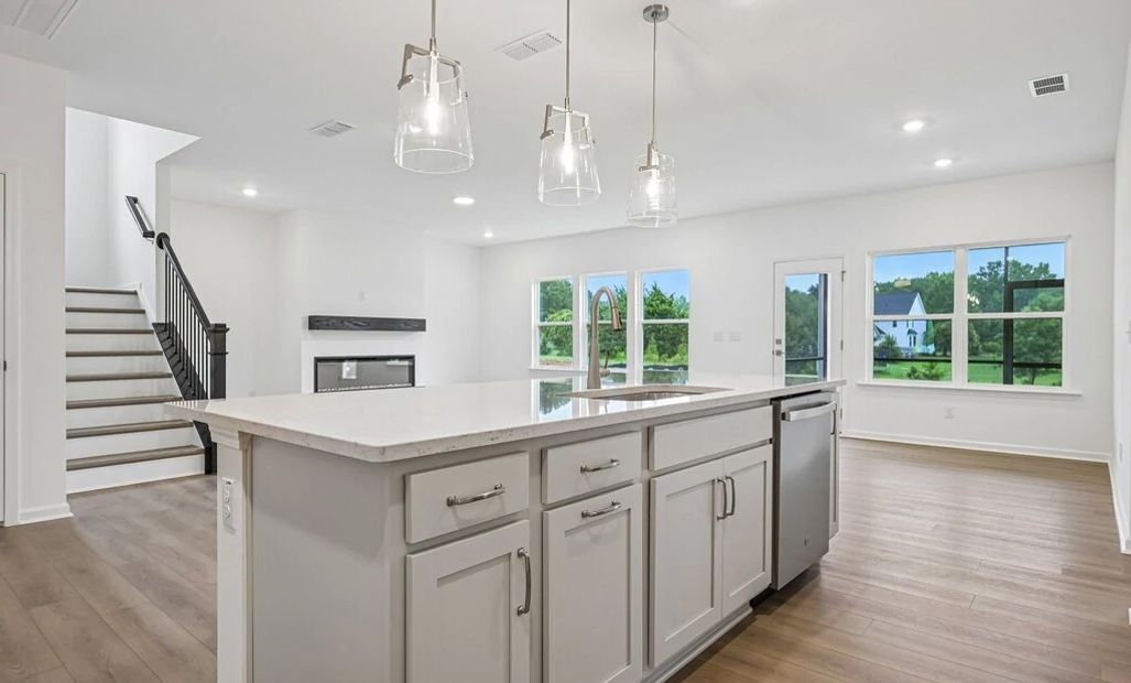 Kitchen featuring the AW Collection® Milan - Chic gray finishes and smooth surfaces shine.