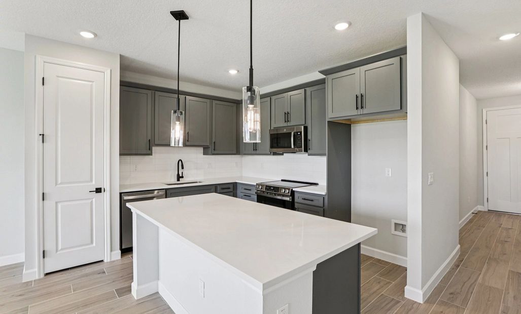 Kitchen featuring AW Collection® Minimalist - Representative images and renderings are for