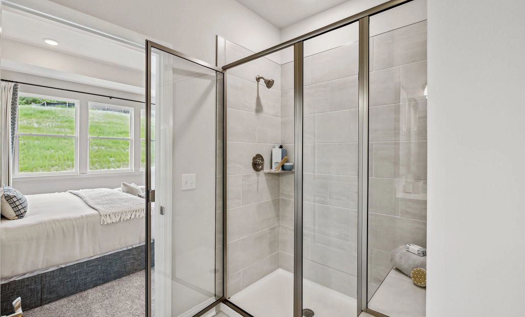 Primary Shower | For representation purposes only. Options and layout may vary by community and home