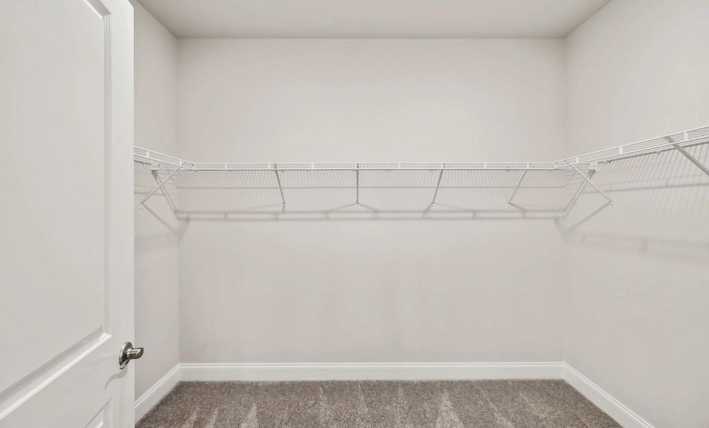 Primary Walk-in Closet | For representation purposes only. Options and layout may vary by community