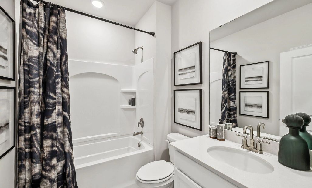 Secondary Bathroom | For representation purposes only. Options and layout may vary by community and