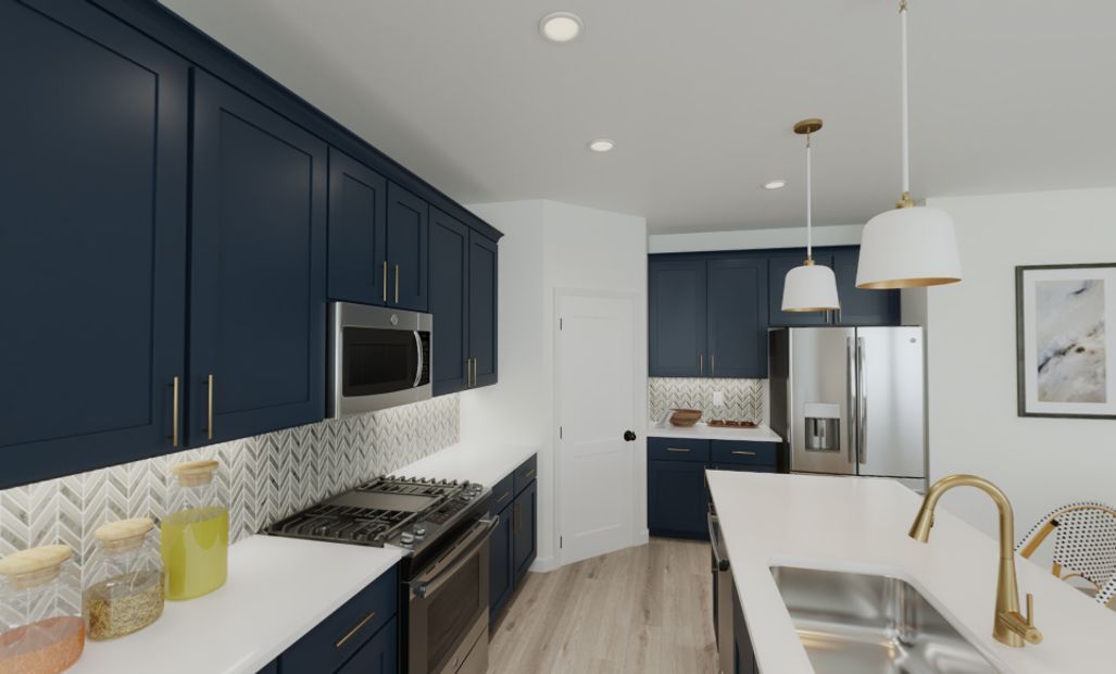 AW Collection® Sapphire - For color representation only. Options and layout will vary by community
