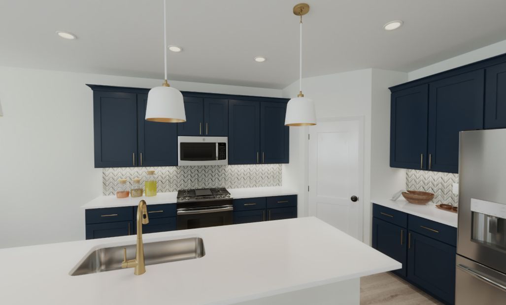AW Collection® Sapphire - For color representation only. Options and layout will vary by community