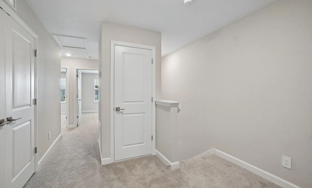 Hallway to the secondary bedroom - Representative images and renderings are for illustrative
