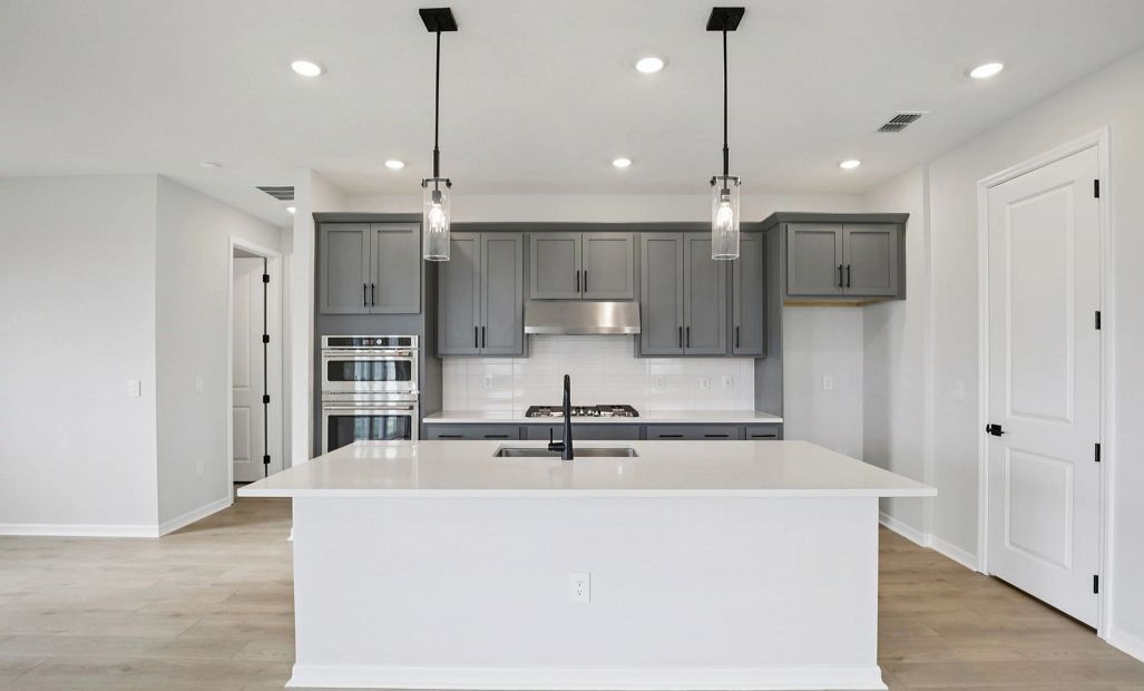 Spacious kitchen will feature AW Collection® Sapphire - Representative images and renderings are for