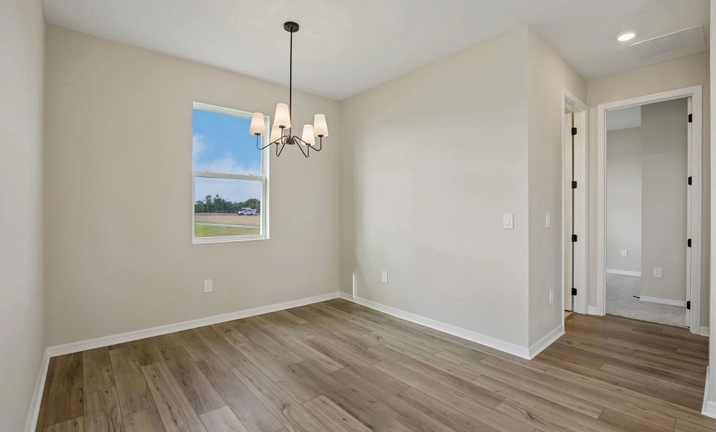 Dining nook located off the kitchen - Representative images and renderings are for illustrative