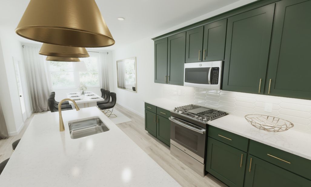 AW Collection® Luxe - For color representation only. Options and layout will vary by community and
