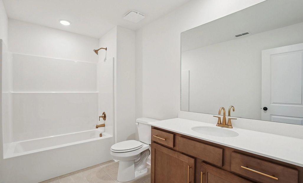 Secondary Bathroom | For representation purposes only. Options and layout may vary by community and