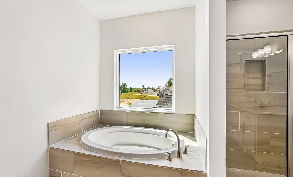 Primary Bath featuring the AW Collection® Timeless - Clean lines and graceful, polished details.