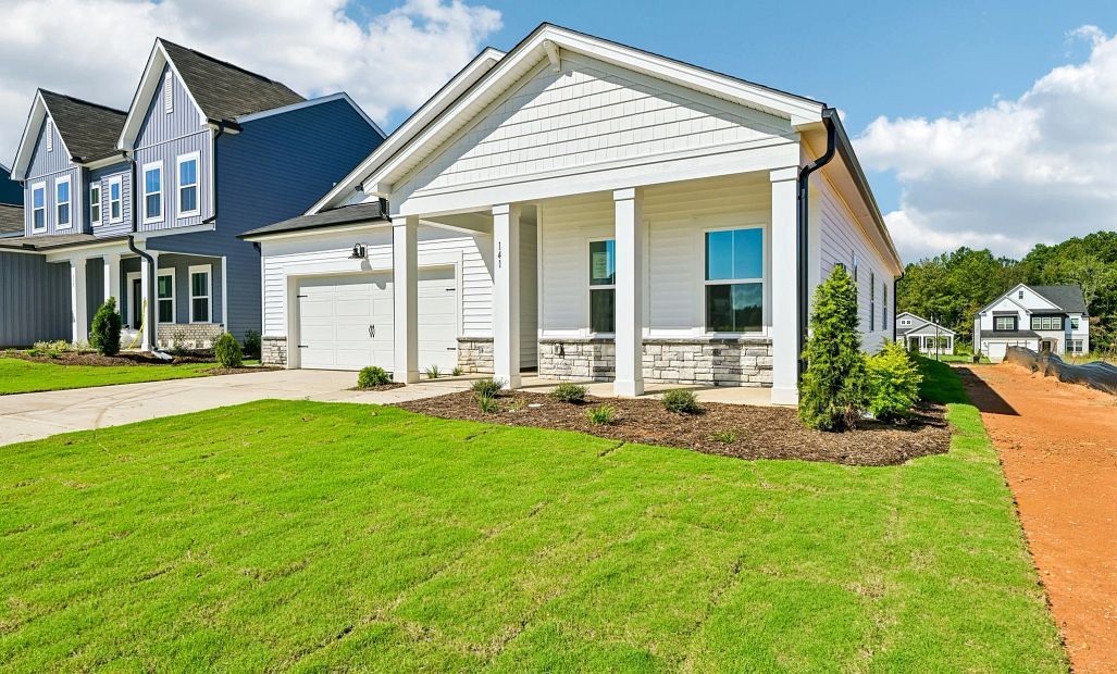 Exterior  - Earthy and warm tones feel rooted in place
