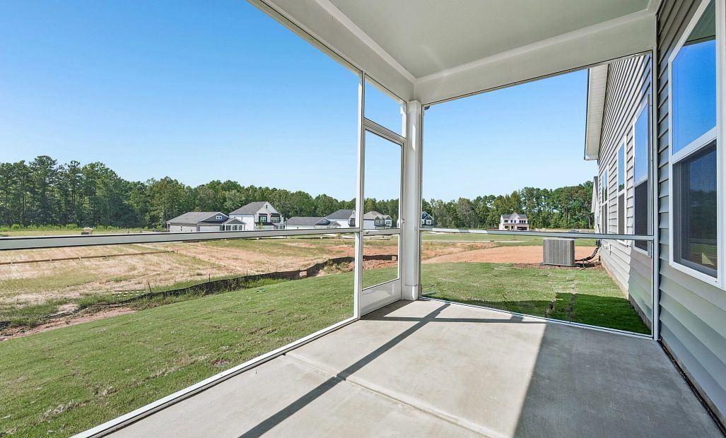 Screened-In Porch featuring the AW Collection® Milan - Open-air space with a modern edge.