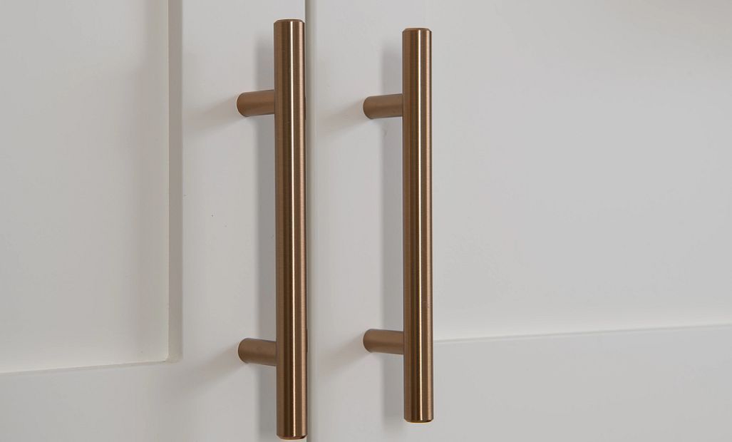Close up of the AW Collection® Serene cabinet - Representative images and renderings are for