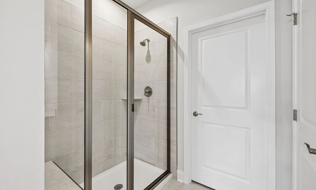 Primary Walk-in Shower | For representation purposes only. Options and layout may vary by community