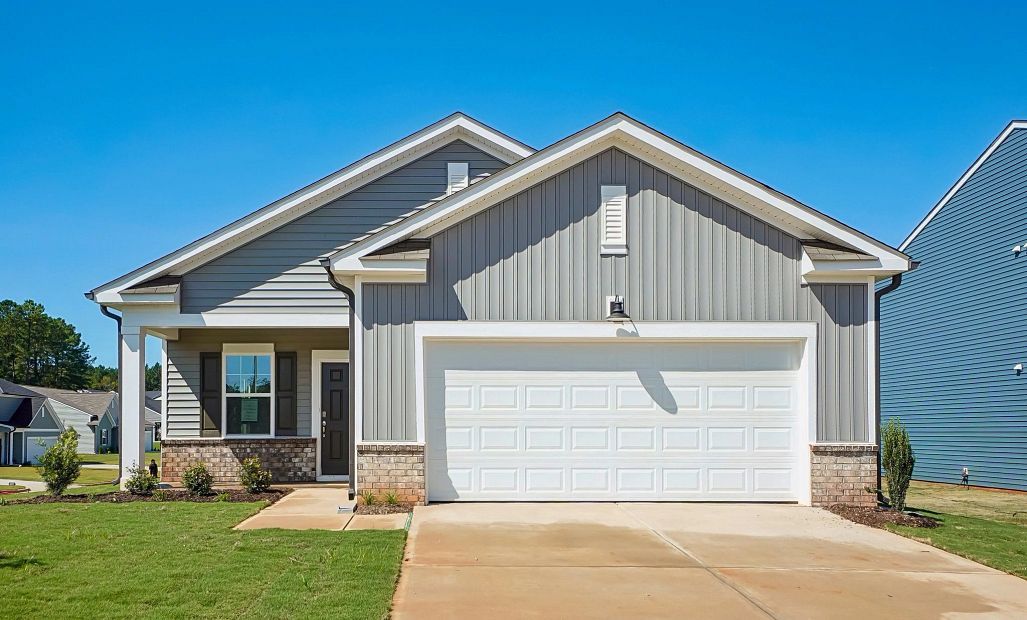 Exterior  -Tones and clean lines feel quietly inviting.