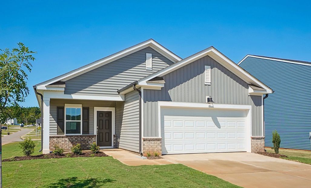 Exterior  -Tones and clean lines feel quietly inviting.