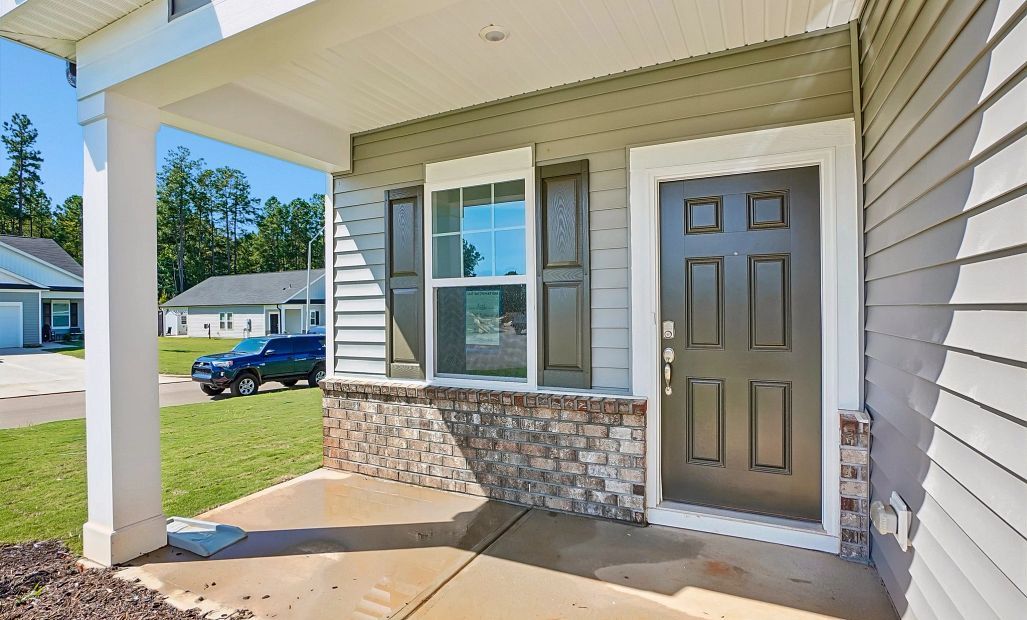 Exterior  -Tones and clean lines feel quietly inviting.